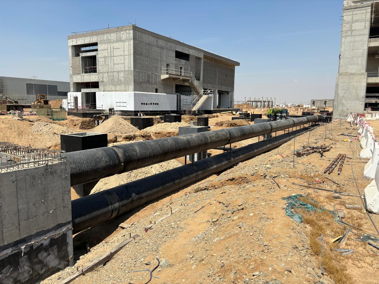 5.installation of preinsulated pipe(external)