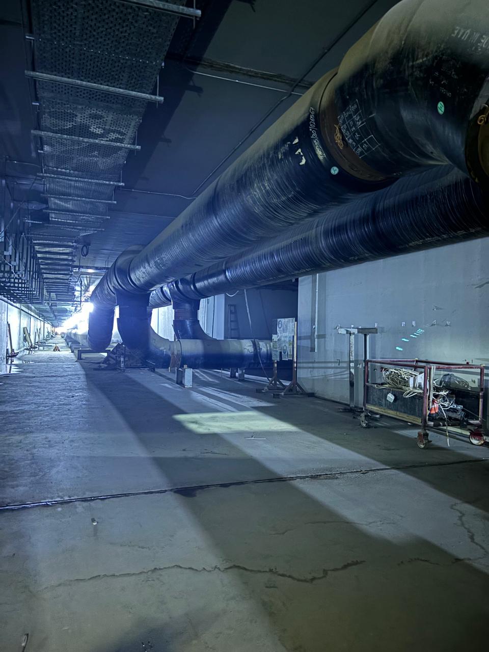 6.installation of preinsulated pipe(service tunnel)